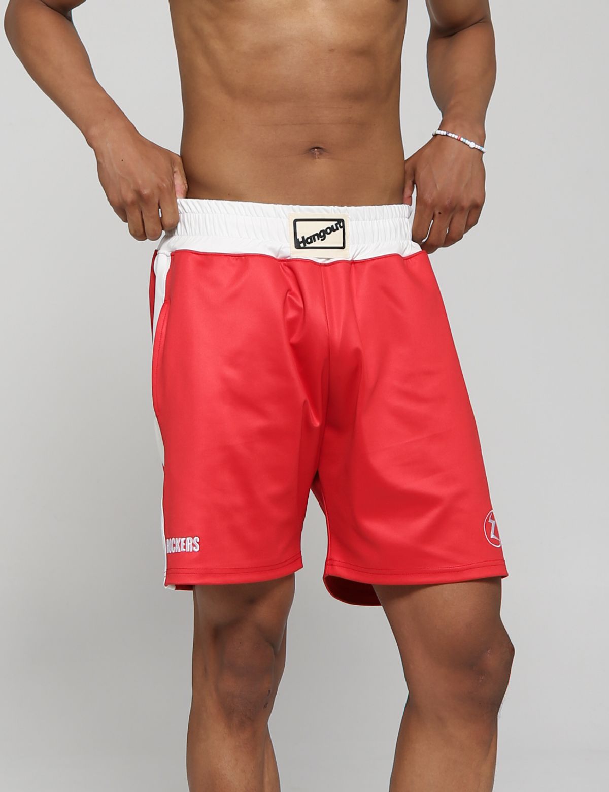 쿤타치(KUNTACH) x HANGOUT summer t.k.o. shorts (red)