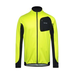 R3 파시알 윈드스토퍼 셔츠 - 네온 옐로우/블랙 (남성용) 방풍 미드 자켓