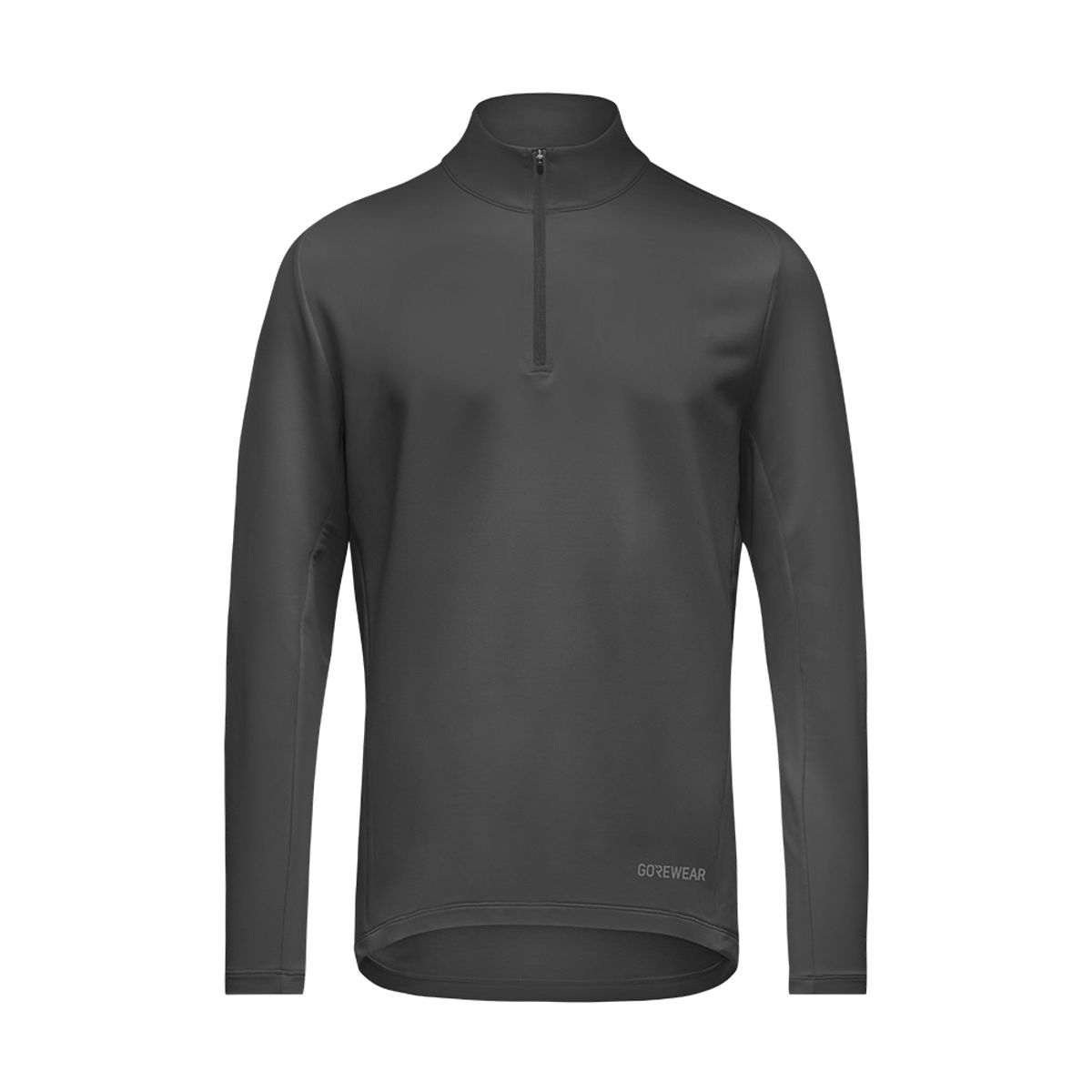 고어웨어(GOREWEAR) 에브리데이 미드 1/4 반 집업 - 블랙 (남성용) 간절기 터틀넥