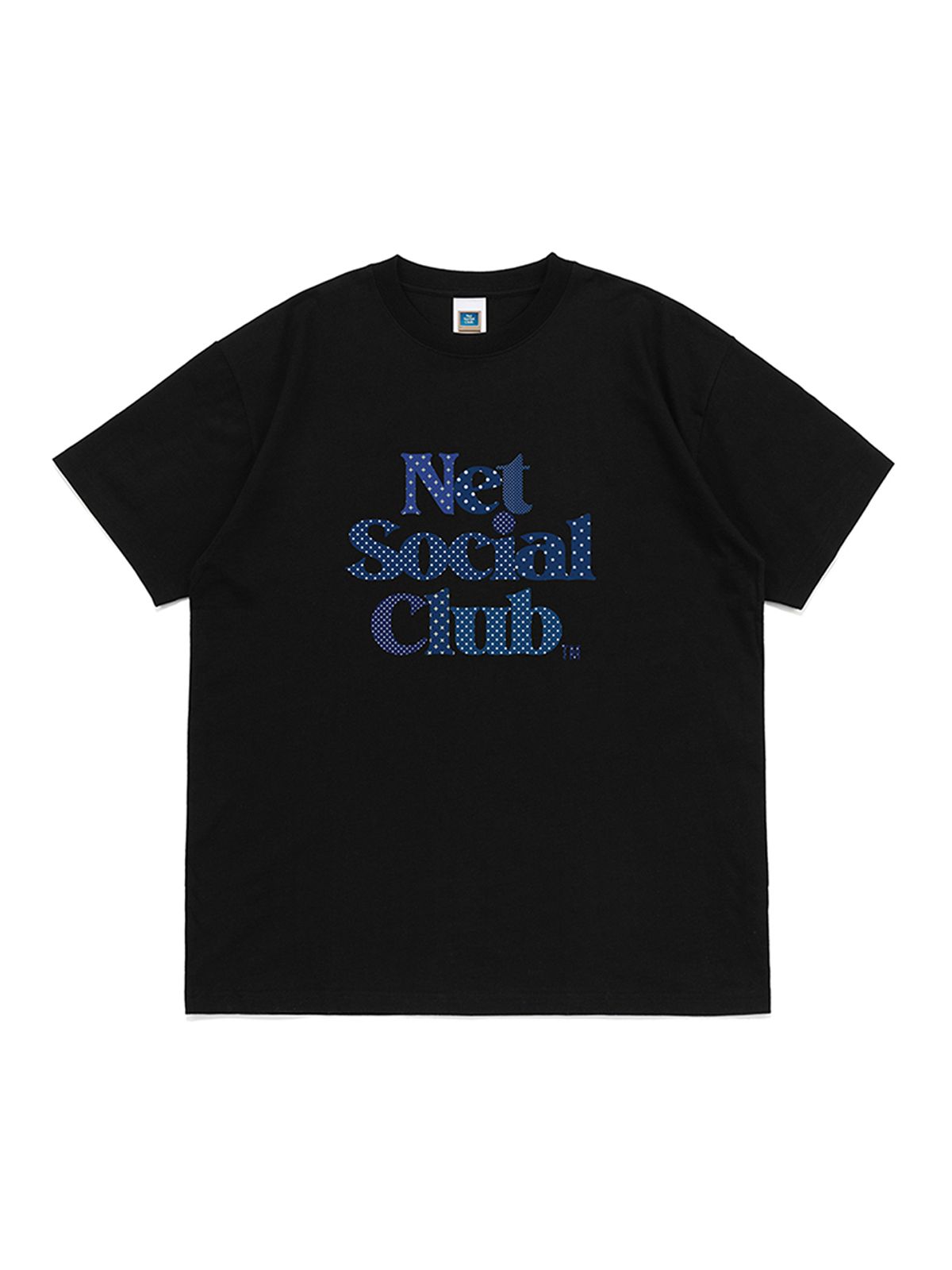 넷소셜클럽(NET SOCIAL CLUB) OG 폴카 닷 로고 반팔티 (블랙)