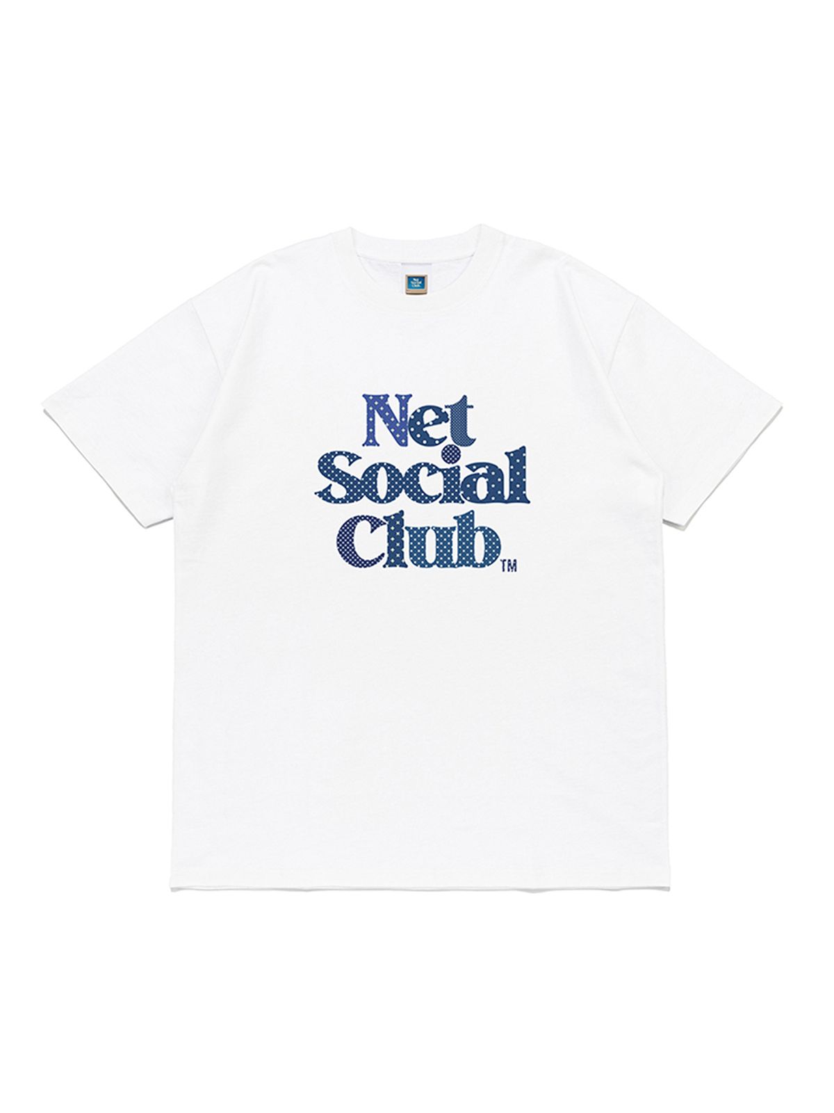 넷소셜클럽(NET SOCIAL CLUB) OG 폴카 닷 로고 반팔티 (화이트)