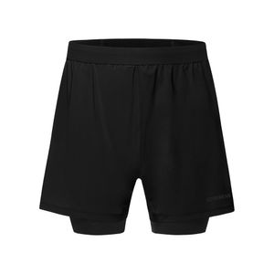 컨커브 5인치 투인원 러닝 쇼츠 - 블랙 (남성용) 3부