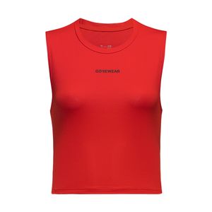 에브리데이 크롭 탑 싱글렛 우먼 - 랩 레드 (여성용)