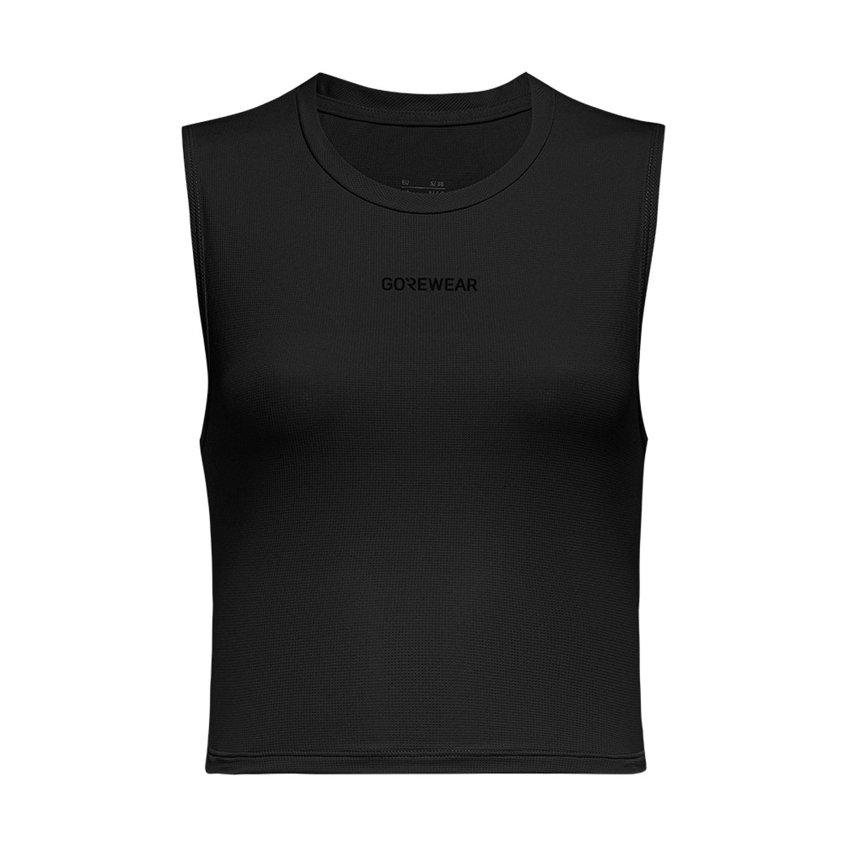 고어웨어(GOREWEAR) 에브리데이 크롭 탑 싱글렛우먼 - 블랙 (여성용)