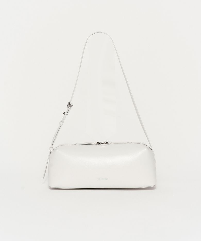 BAGUETTE COWHIDE SHOULDER BAG MIST