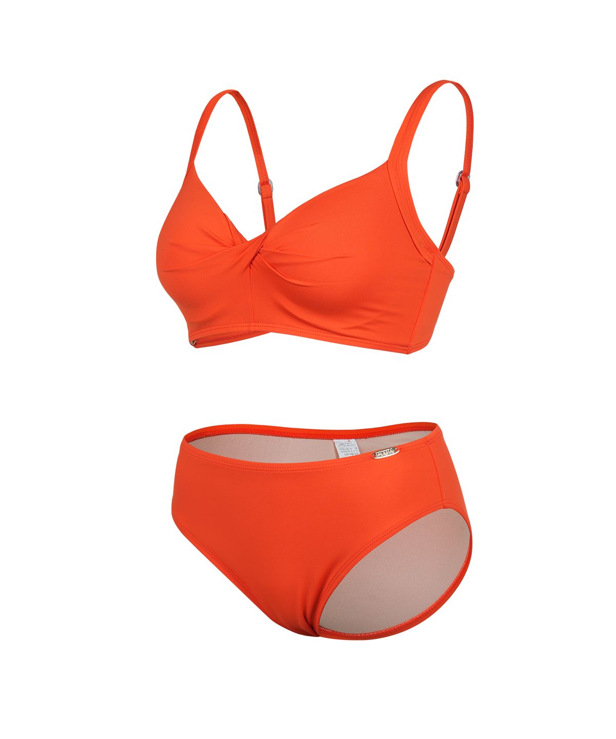 레노마수영복(RENOMASWIM) 여성 셔링 비키니 오렌지 RN-LS2F304-OR