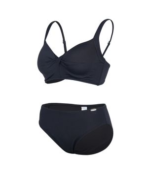 여성 셔링 비키니 블랙 RN-LS2F304-BK