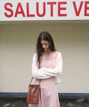 린넨 니트 가디건 / 화이트