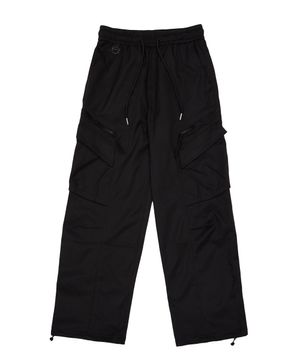 지퍼 카고 와이드 (블랙)