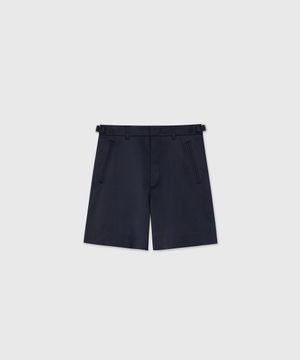 BOXY SATIN WAYFARER SHORTS DARK NAVY