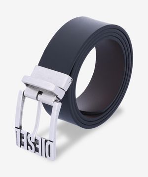 로고 렙 B-시프트 벨트 - 블랙:다크 브라운 / X08879PR227H1085