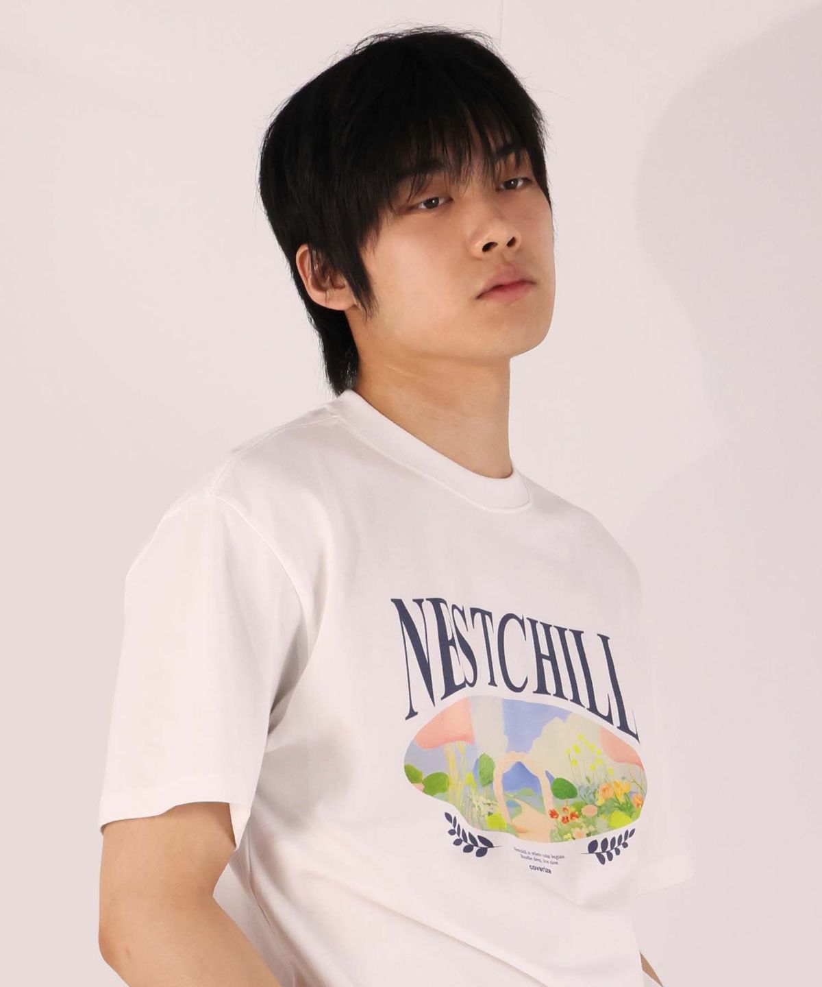 커버라이즈(COVERIZE) NESTCHILL TEE (WHITE)