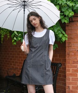 미니 드레스 / 차콜