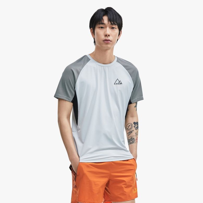 메쉬 통기 트레일 러닝 반팔 티셔츠