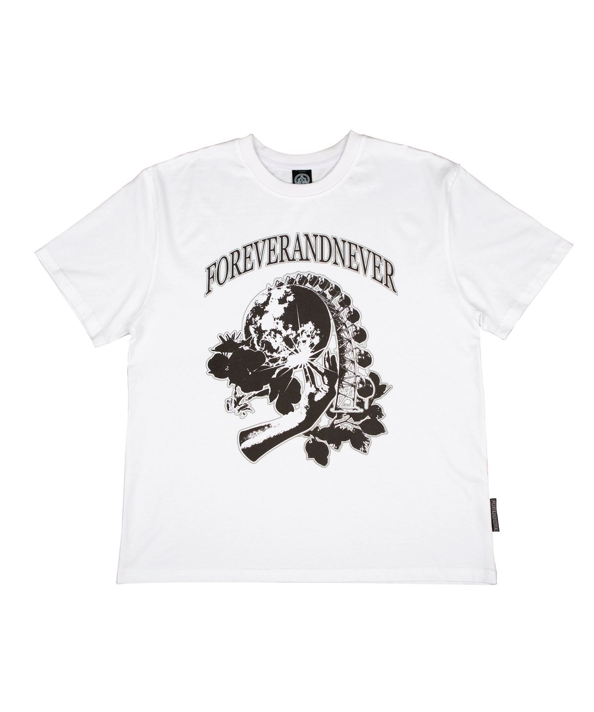 포에버앤네버(FOREVERANDNEVER) ALL LIGHT TEE (WHITE)