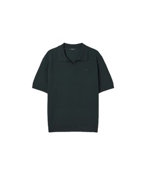 4color 남성 오픈 카라 반팔 스웨터 NP2SE601