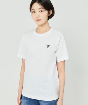 4color 유니 레귤러핏 라운드넥 고무삼각와펜 반팔티 NP2KE401