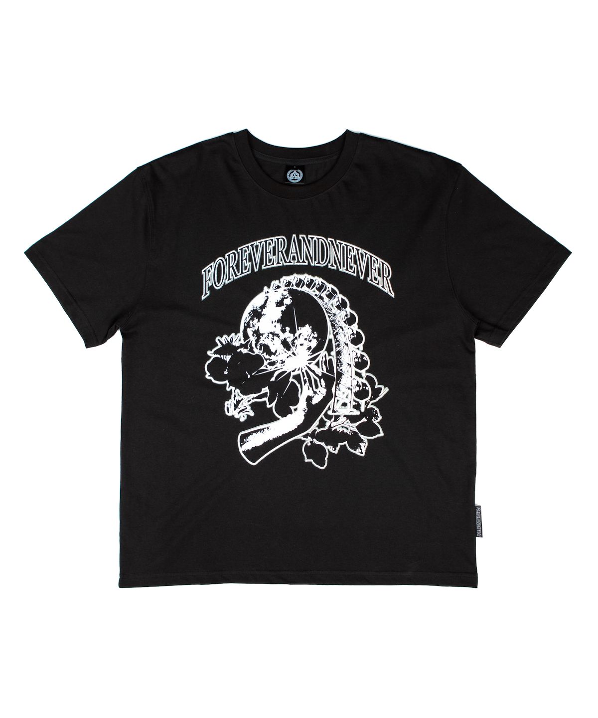 포에버앤네버(FOREVERANDNEVER) ALL LIGHT TEE(BLACK)