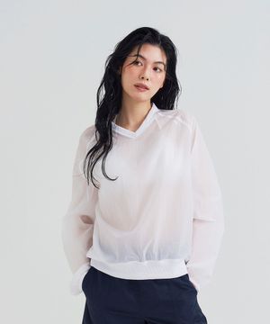 시어 나일론 스웻 셔츠