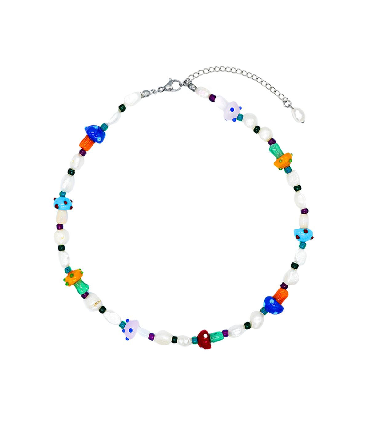 랜덤오프(RANDOMOFF) Toy mushroom Necklace