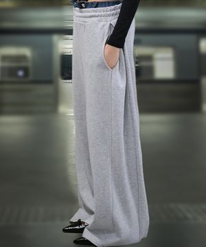 (Renew Ver.)사이드턱 스웨트 와이드 팬츠_3color