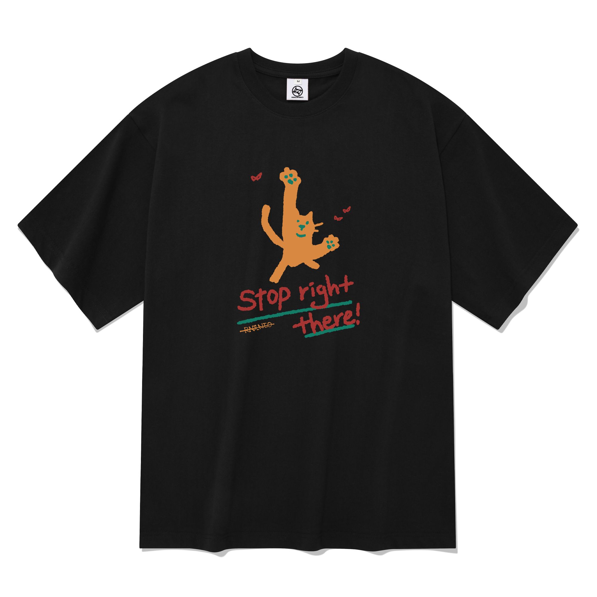 [RADINEO]★25SS★STOP TANGERINE SHORT SLEEVE T-SHIRT MUSINSA | RADINEO Stop Tangerine Short Sleeve T-Shirt White