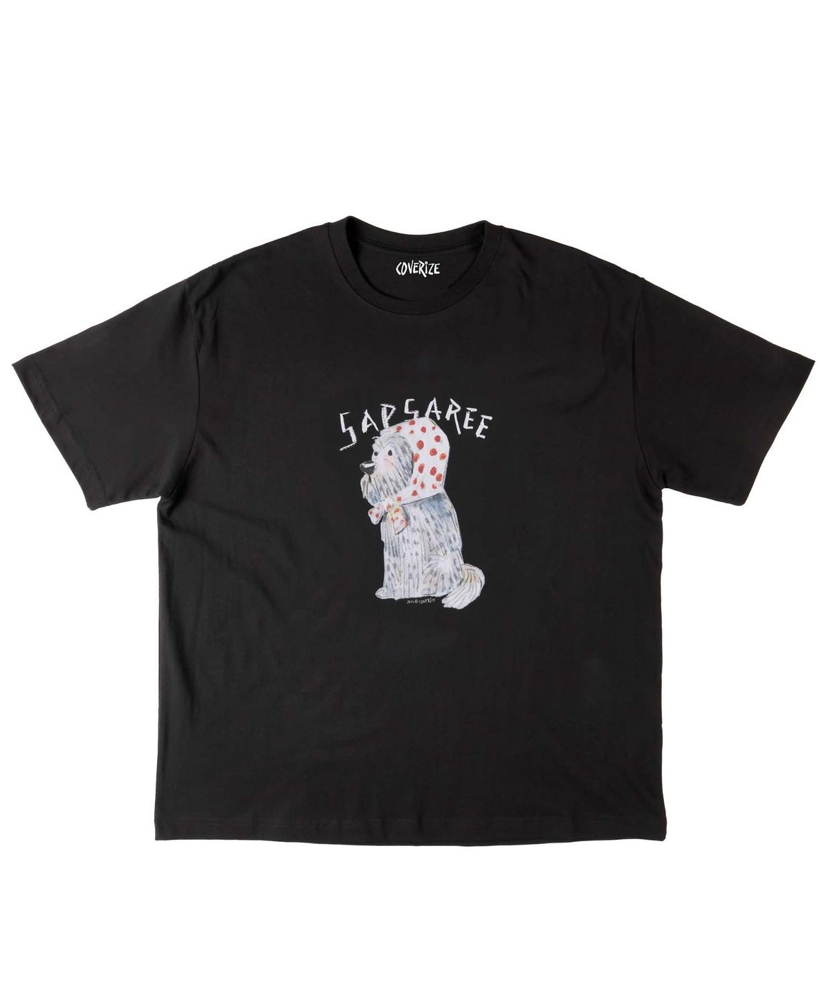 커버라이즈(COVERIZE) CLOTH SAPSAREE TEE (BLACK)