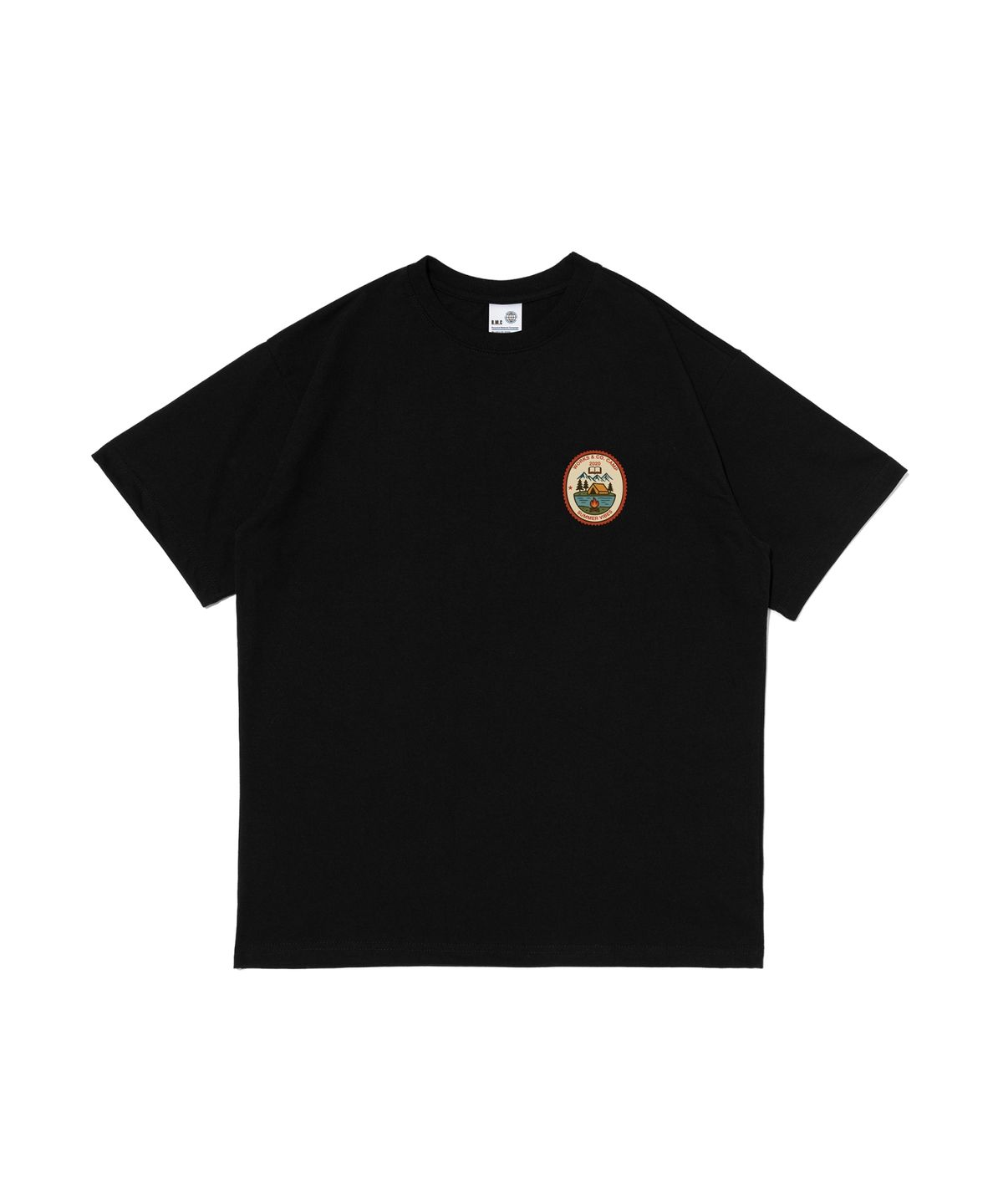 웍스앤코(WORKS & CO.) 아웃도어 내츄럴 반팔티셔츠 (블랙)