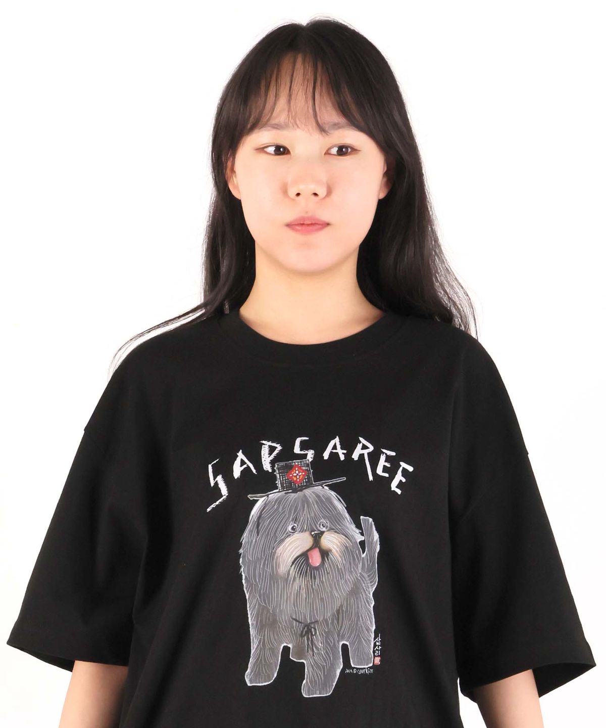 커버라이즈(COVERIZE) SATGAT SAPSAREE TEE (BLACK)