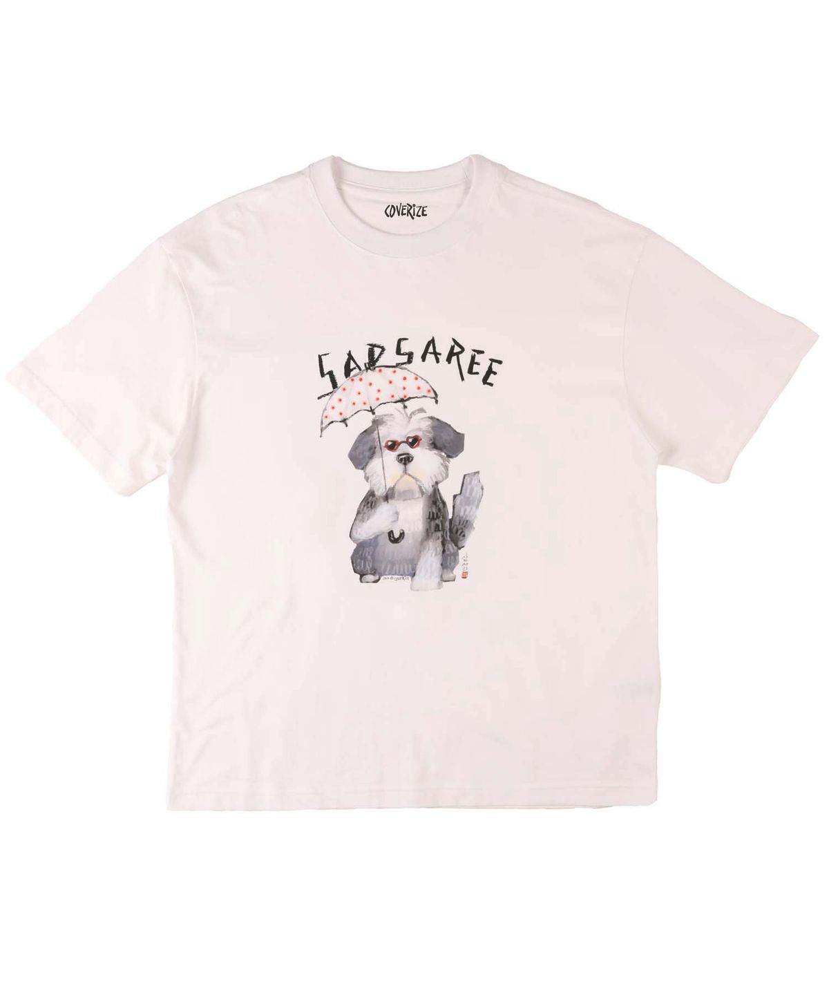 커버라이즈(COVERIZE) UMBRELLA  SAPSAREE TEE (WHITE)