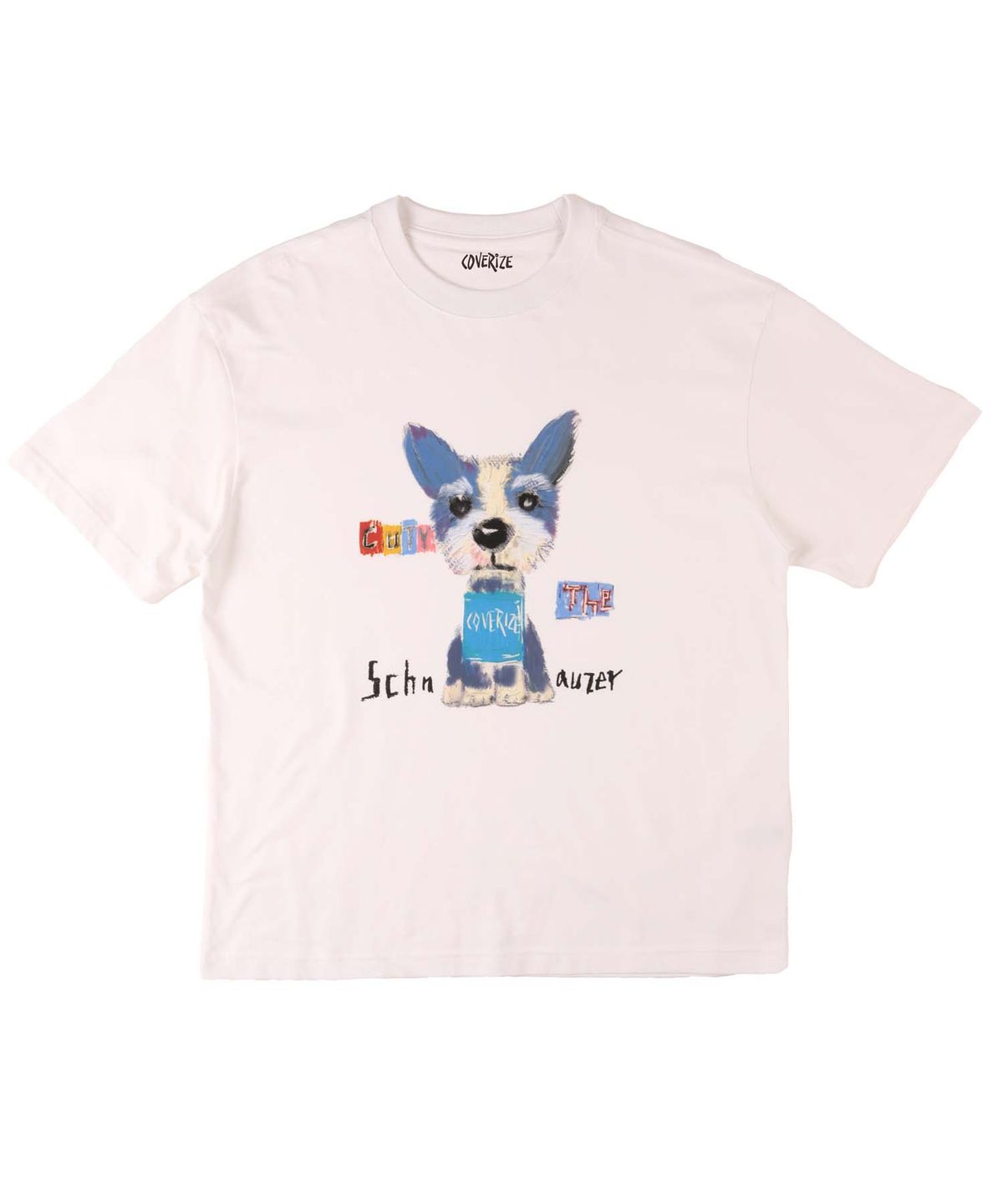 커버라이즈(COVERIZE) CUTY SCHNAUZER TEE (WHITE)