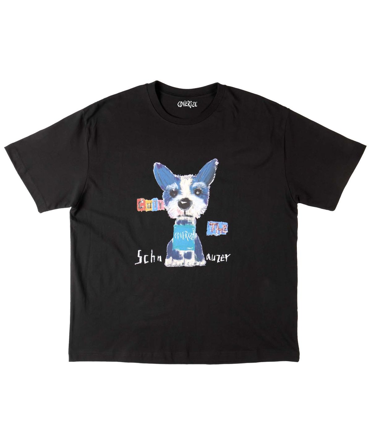 커버라이즈(COVERIZE) CUTY SCHNAUZER TEE (BLACK)