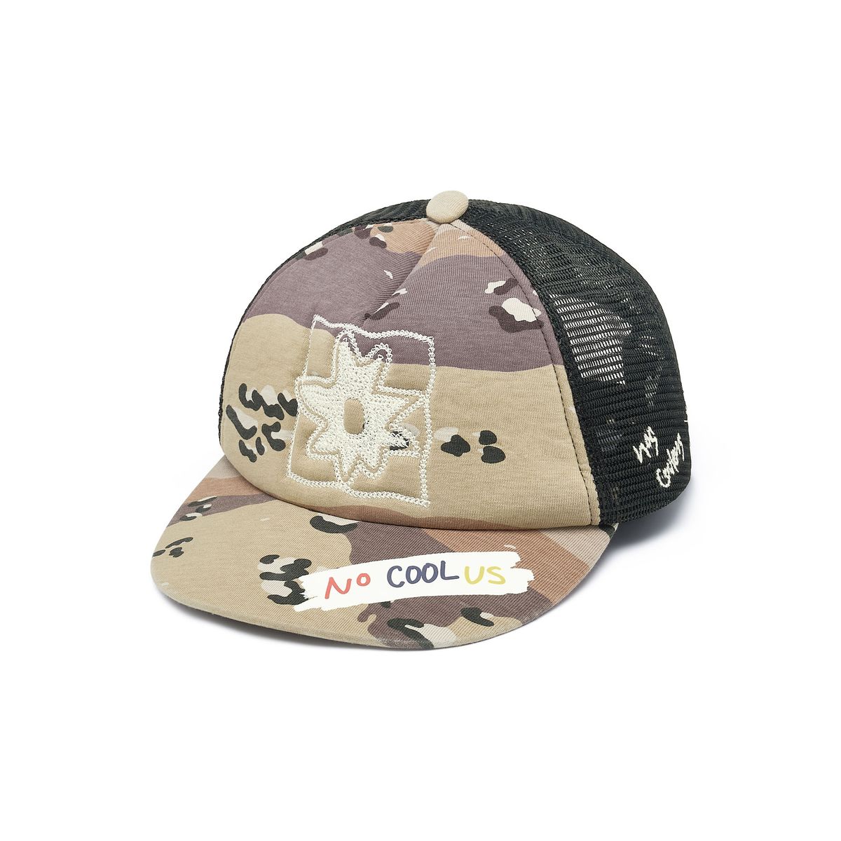 노쿨러스(NOSCOULEURS) FLOWER MESH CAP CAMO