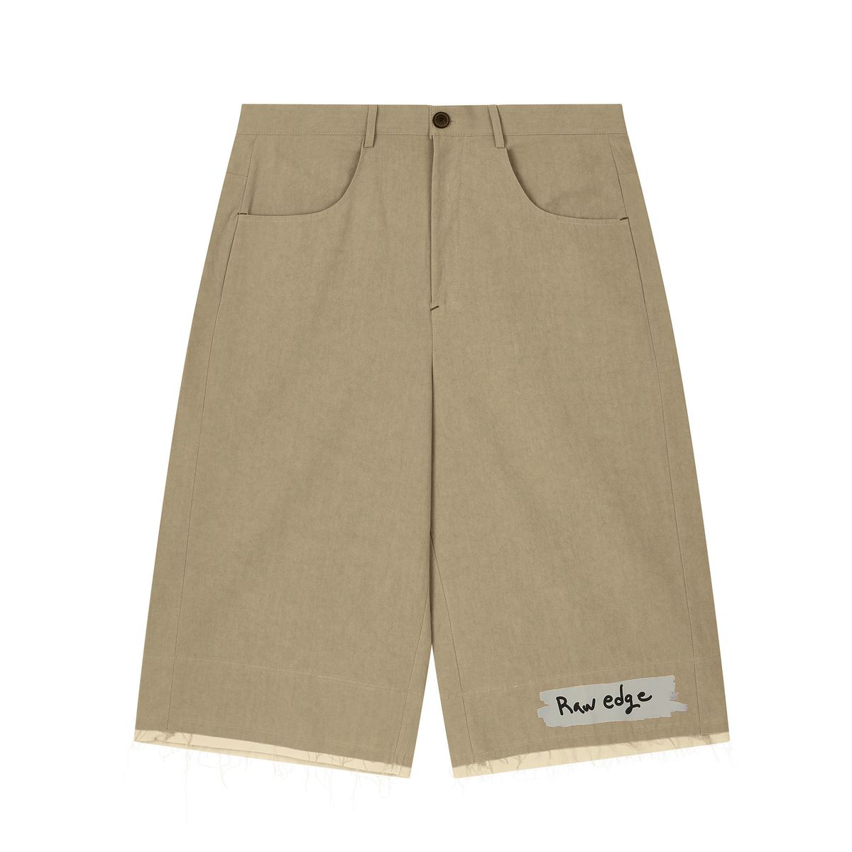 노쿨러스(NOSCOULEURS) CUT OFF SHORTS BEIGE