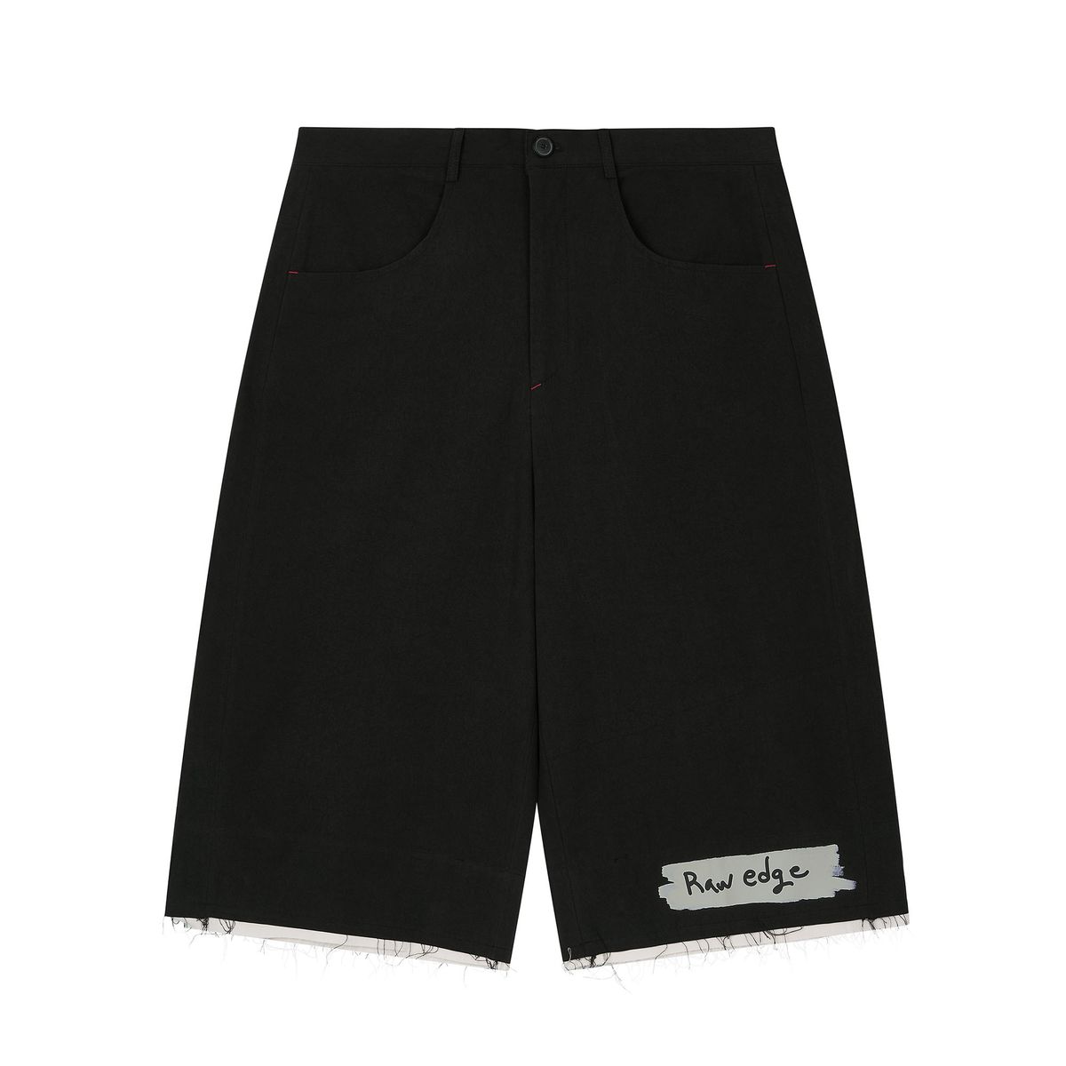 노쿨러스(NOSCOULEURS) CUT OFF SHORTS BLACK