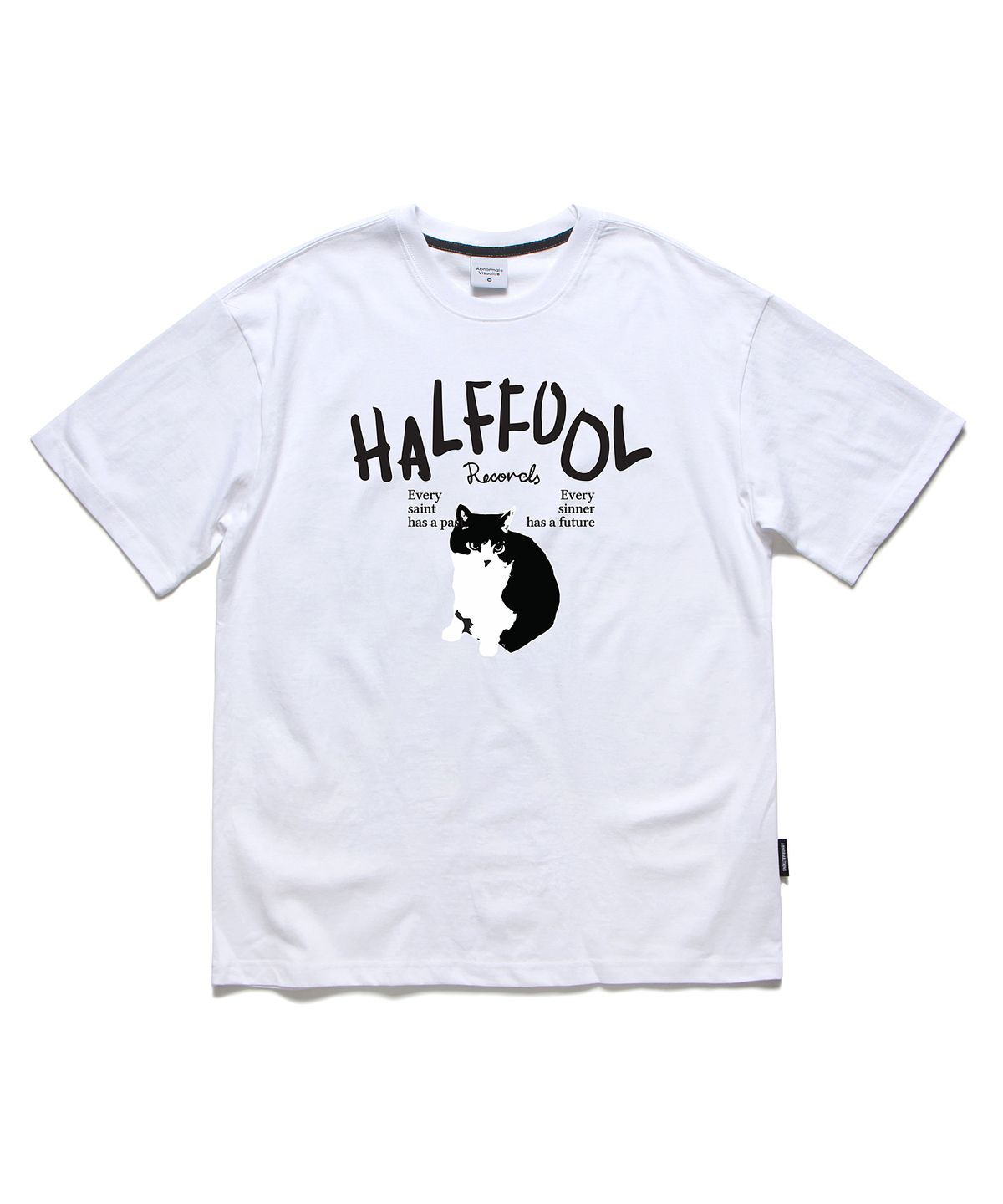 앱놀머씽(ABNORMALTHING) HFF 오버핏 티셔츠 화이트 (HFF T-SHIRT WHITE)