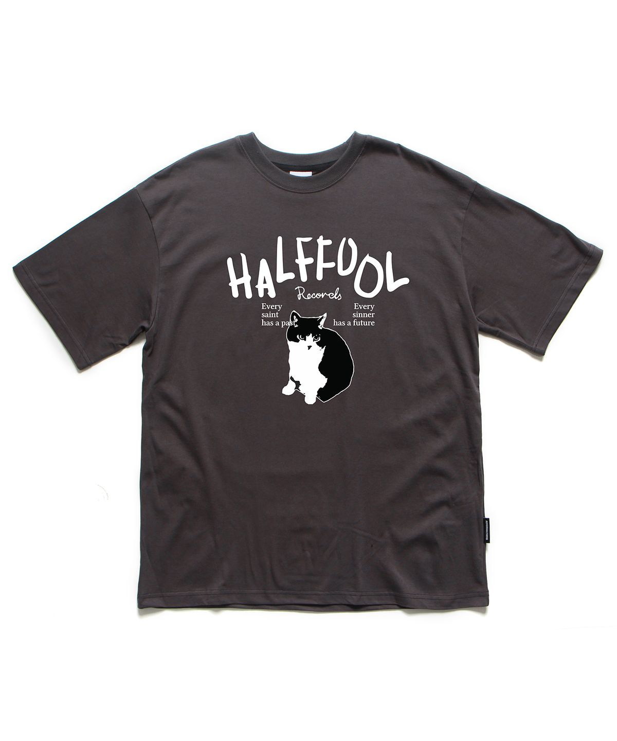 앱놀머씽(ABNORMALTHING) HFF 오버핏 티셔츠 차콜 (HFF T-SHIRT CHARCOAL)