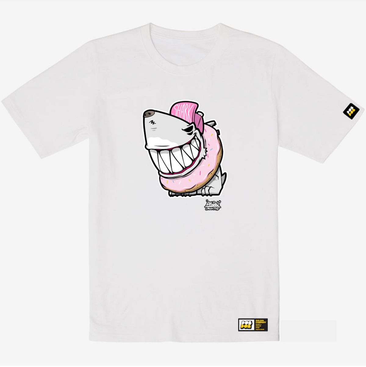돌돌(DOLDOL) SHARK DOG_tshirts-318  샤크독 그래피티 캐릭터 디자인 티셔츠 반팔티