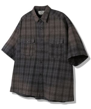 크롭 썸머 링클셔츠