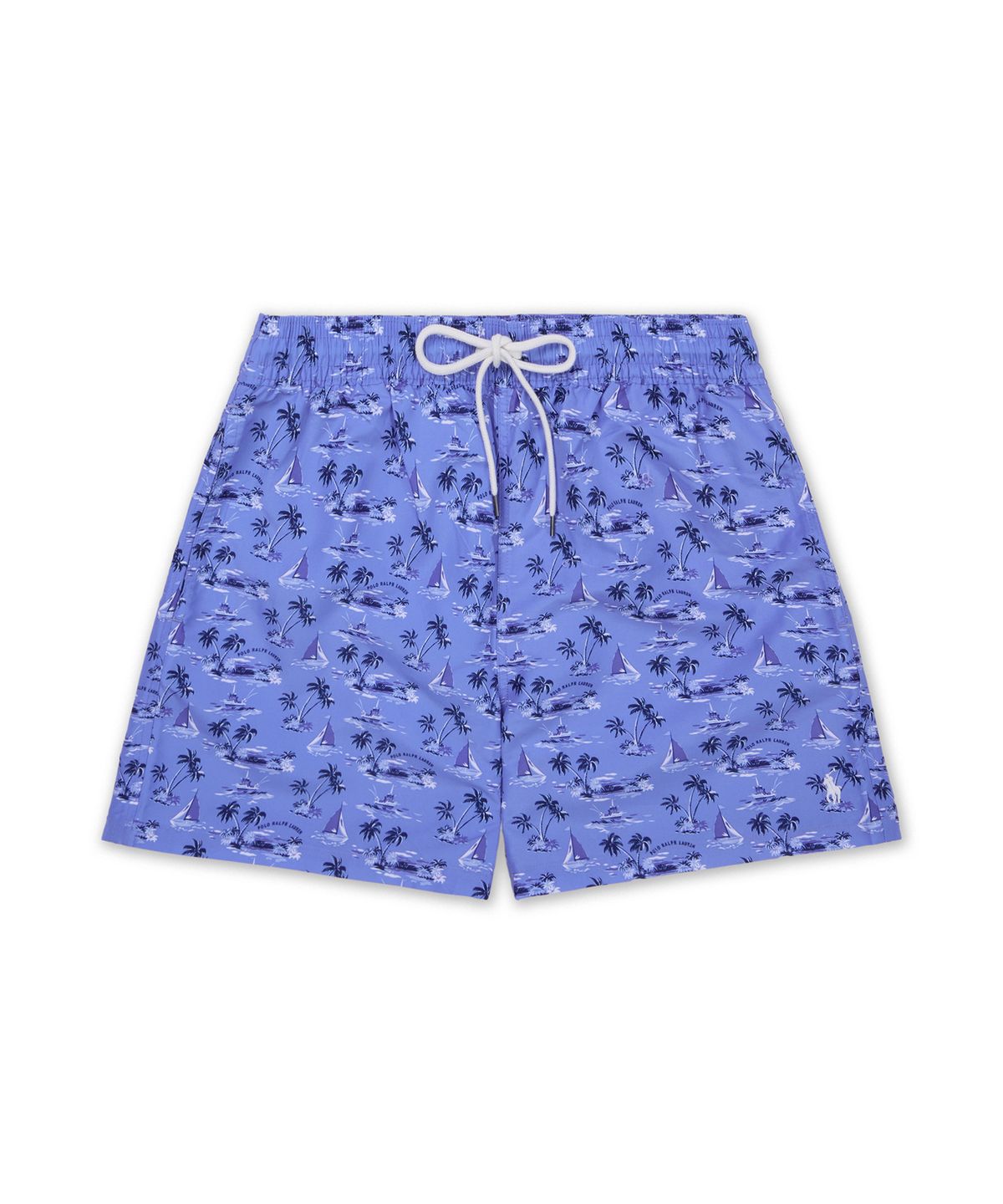 폴로 랄프 로렌(POLO RALPH LAUREN) 14.6cm 트래블러 클래식 스윔 트렁크-블루