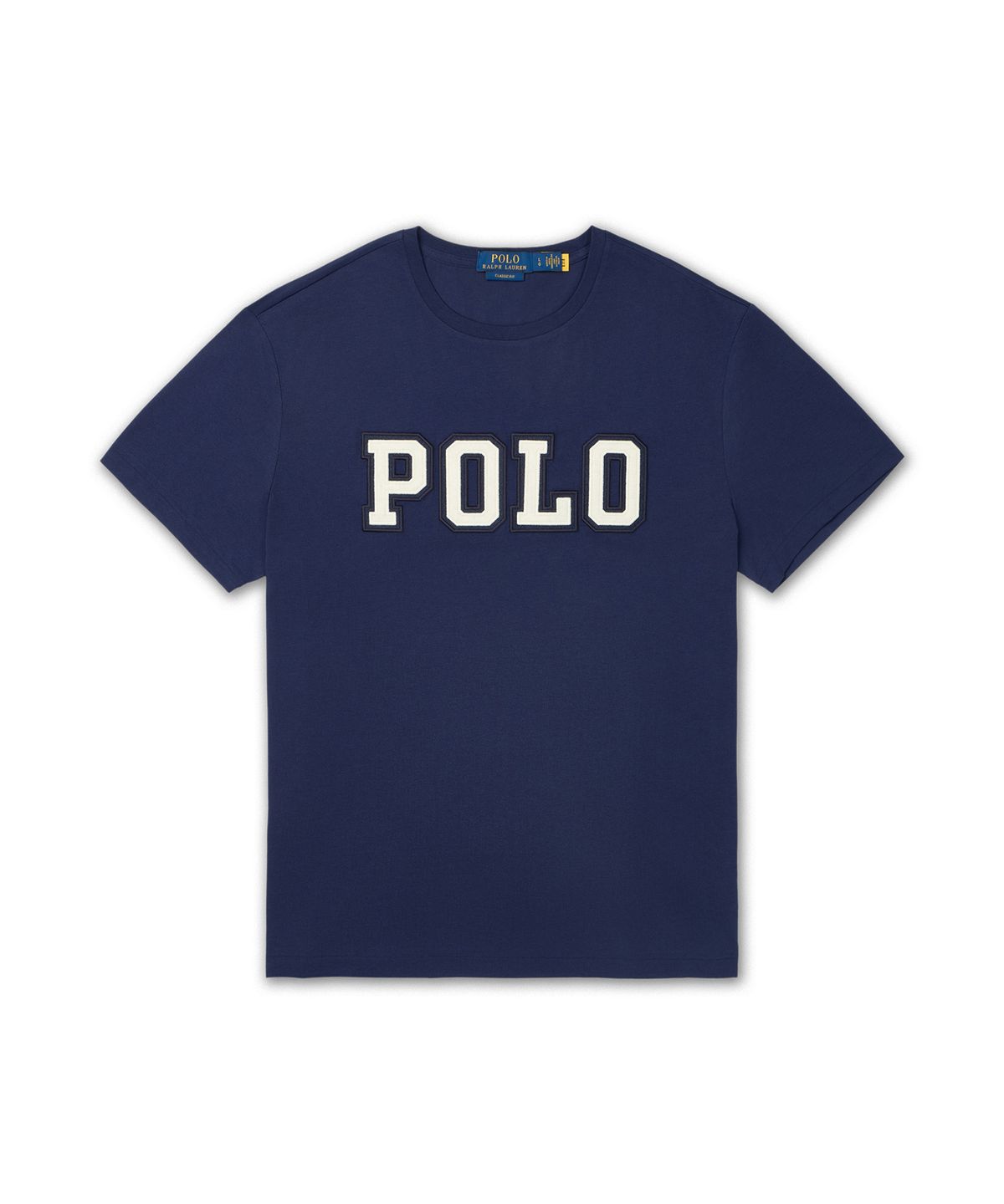 폴로 랄프 로렌(POLO RALPH LAUREN) 클래식핏 로고 저지 티셔츠-네이비