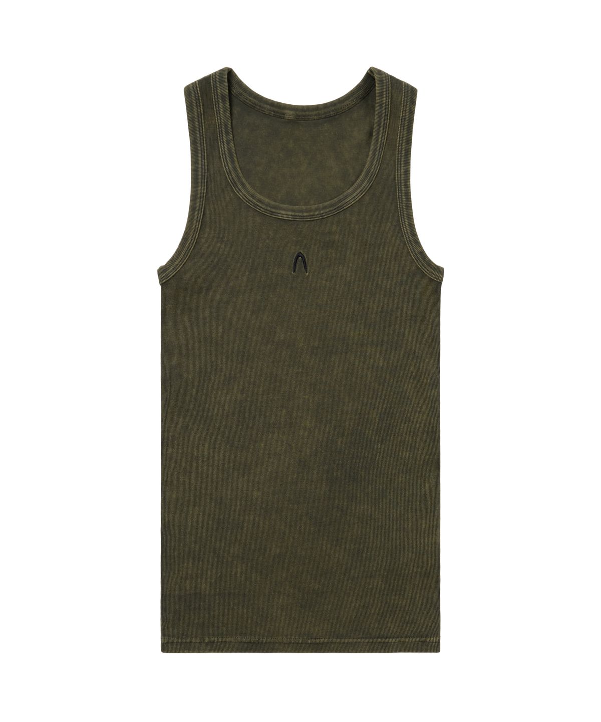 아캄(AAKAM) Vintage Washed Logo Sleeveless (Khaki)