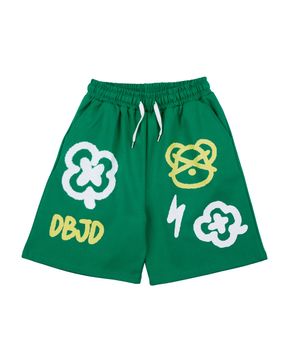 클로버 플라워 숏팬츠(그린)