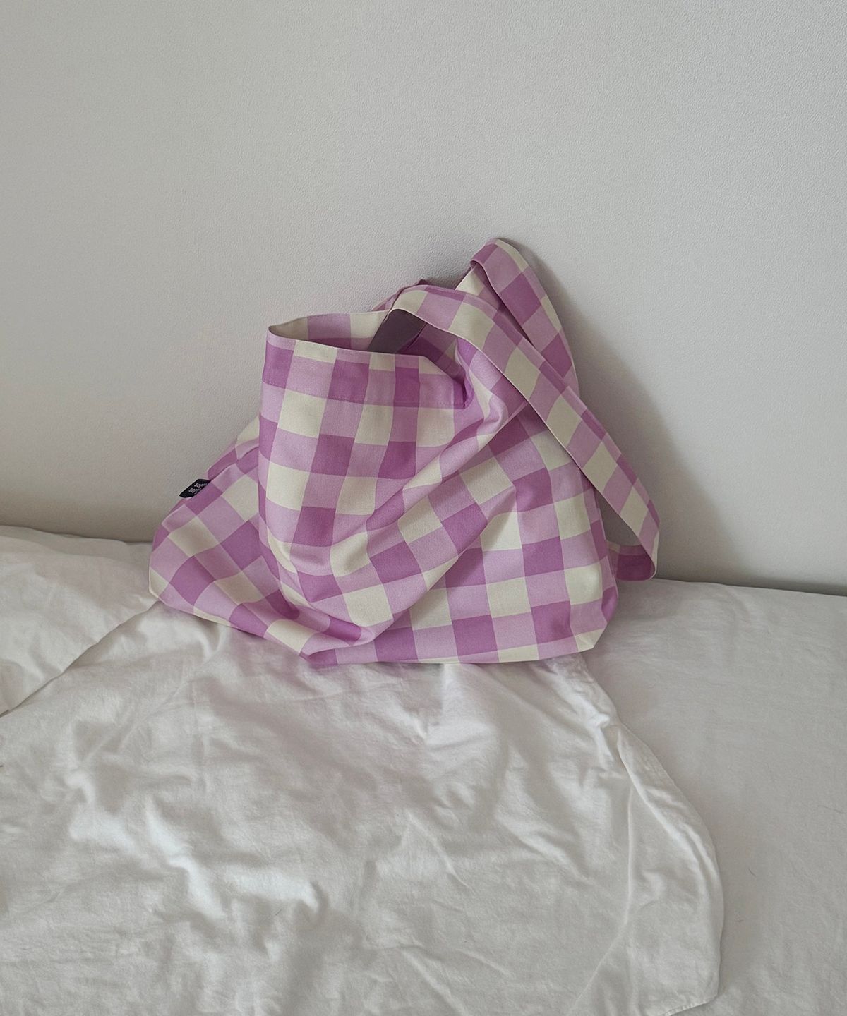 소곤소곤(SOGONSOGON) pink check bag