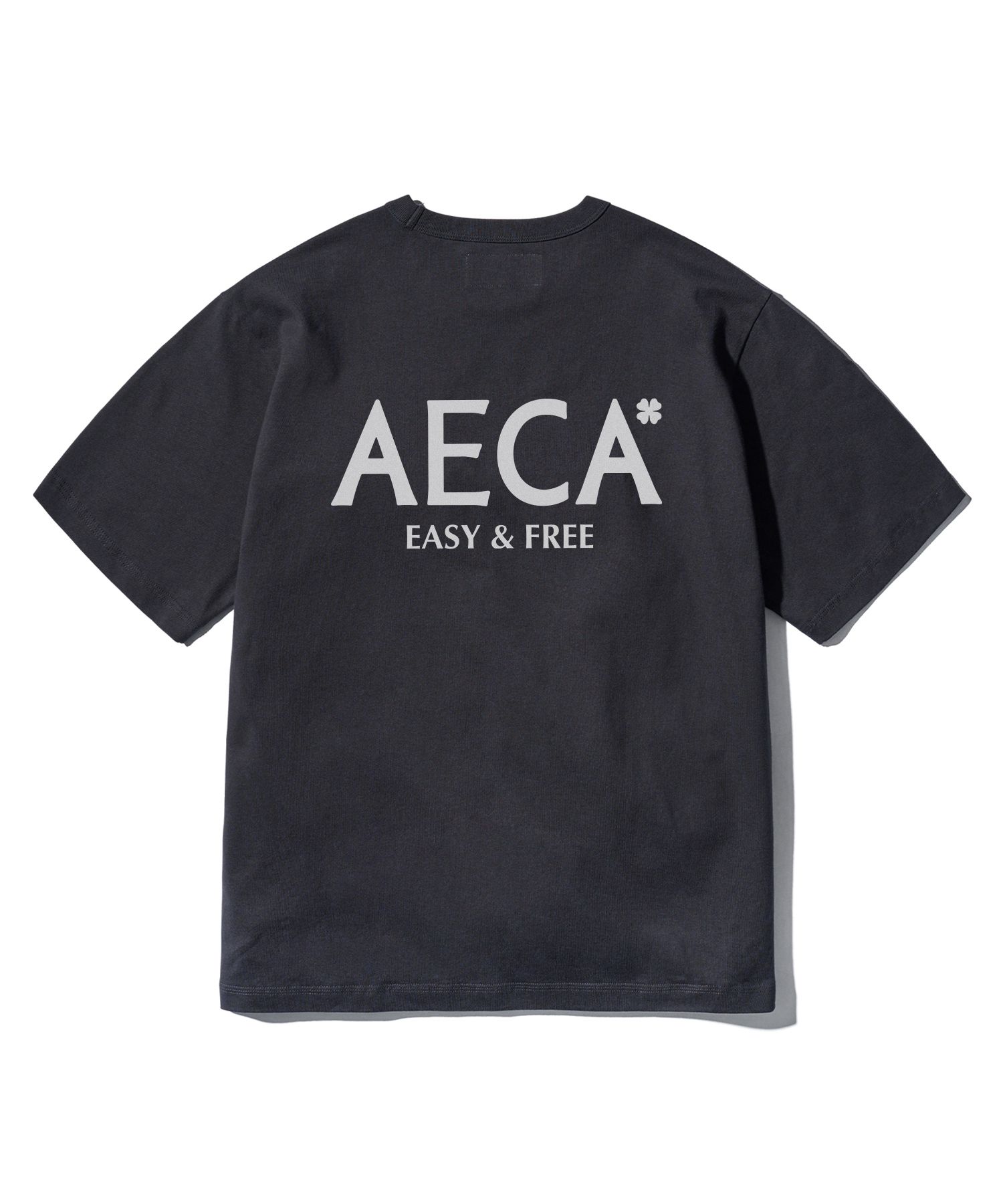 MUSINSA公式 | AECA WHITE AECA SIGNATURE TEE-CHARCOAL