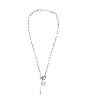 스타 큐빅 토글바 목걸이