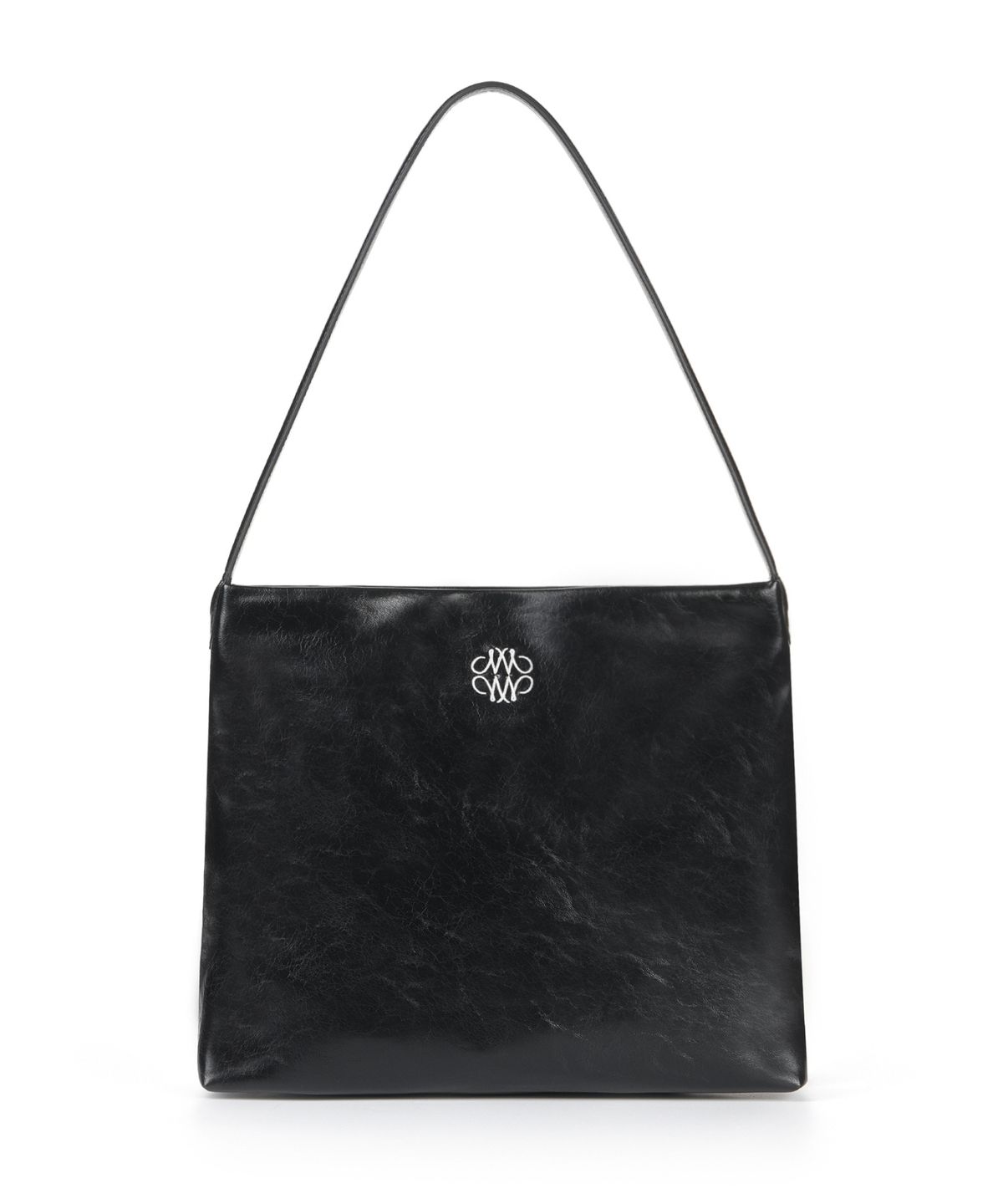 닉앤니콜(NICK&NICOLE) ESSENTIAL LEATHER SQUARE BAG_BLACK