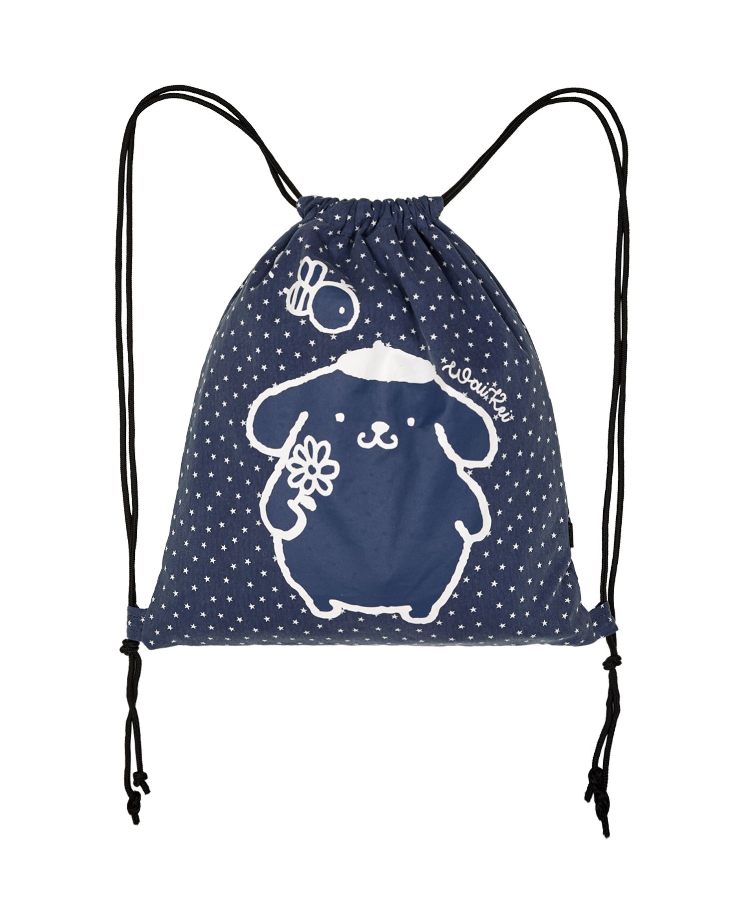 ★Wai Kei★ Pompompurin star string bag navy YKBE08AC01-2 MUSINSA公式 | WAI KEI Pompompurin star string bag navy