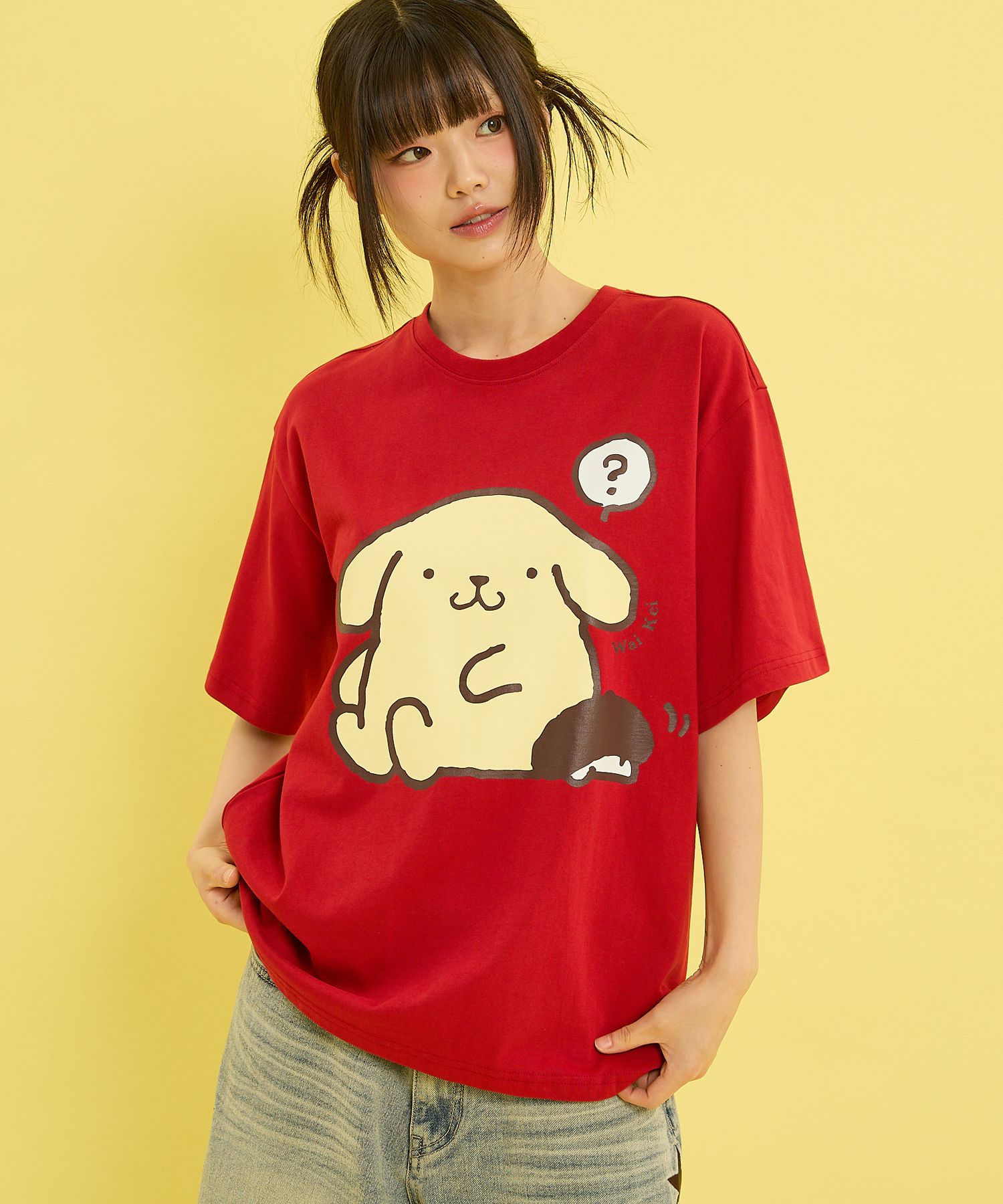 Wai Kei☆POMPOMPURIN Big Graphic Half Sleeve T-shirt MUSINSA | WAI KEI Bubble Pompompurin Graphic Short Sleeve T