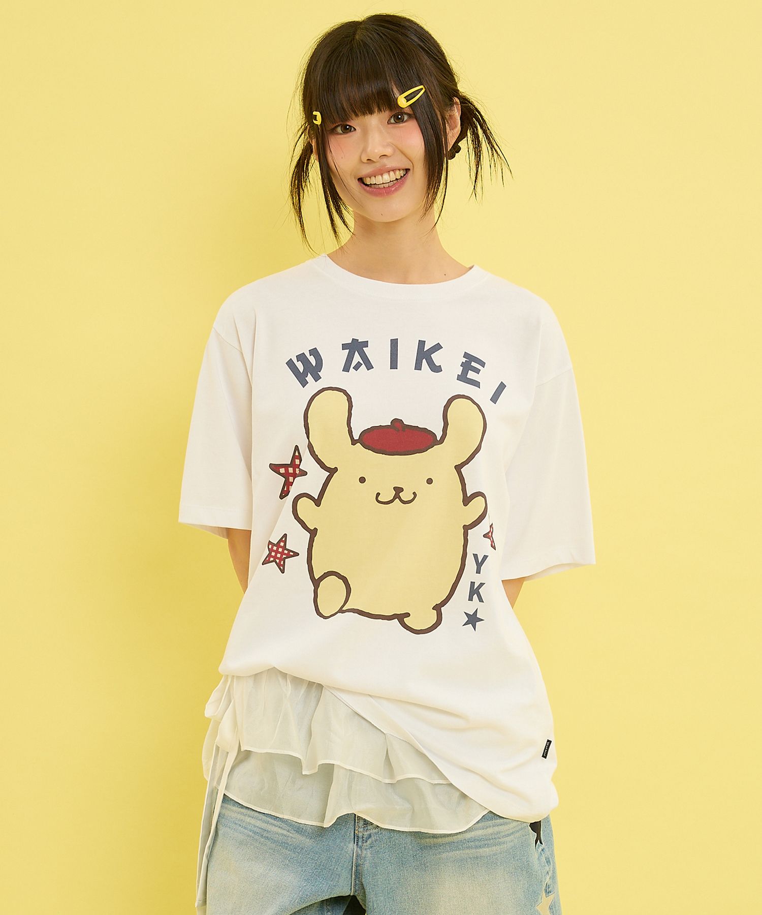 Wai Kei☆POMPOMPURIN Big Graphic Half Sleeve T-shirt MUSINSA | WAI KEI Pompompurin big graphic short sleeve t